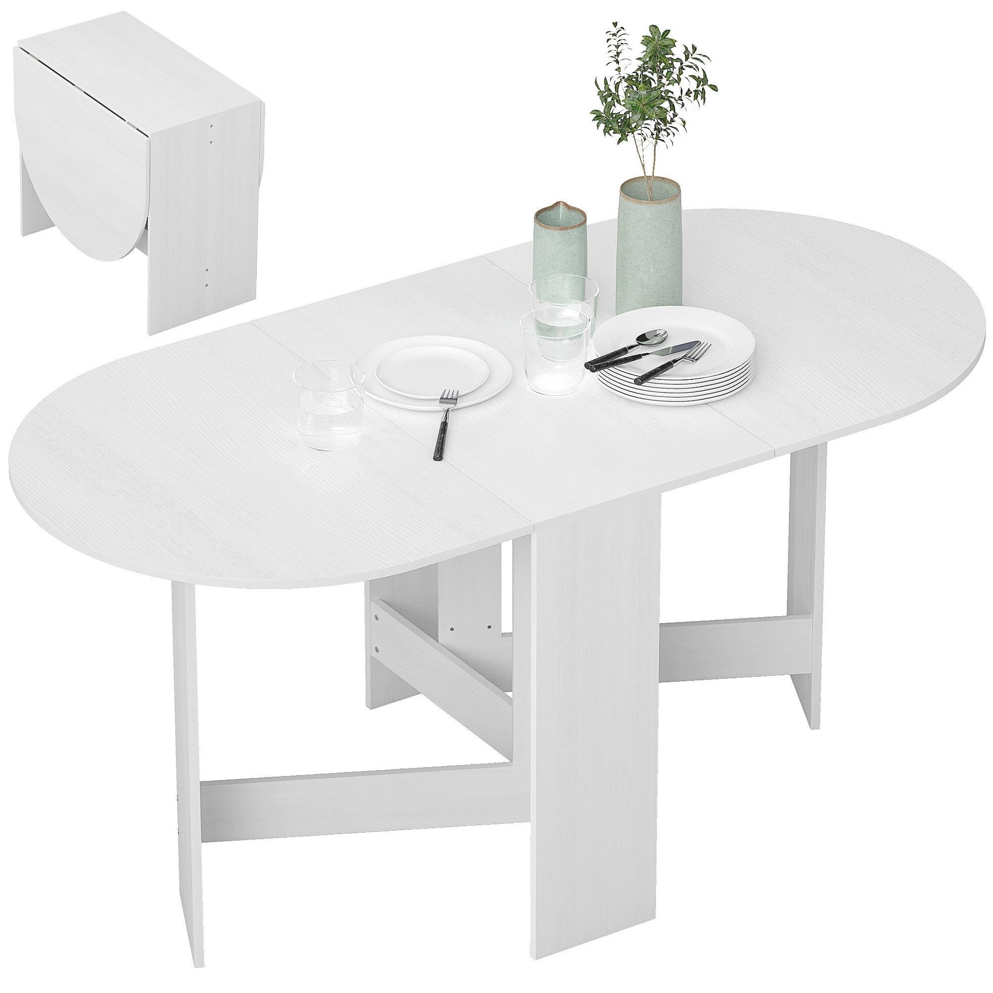 ESSTISCH Tyvos 163/80/75 cm - Weiß, Holz (163/80/75cm) - ZMH