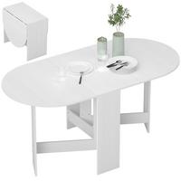 ESSTISCH Tyvos 163/80/75 cm - Weiß, Holz (163/80/75cm) - ZMH