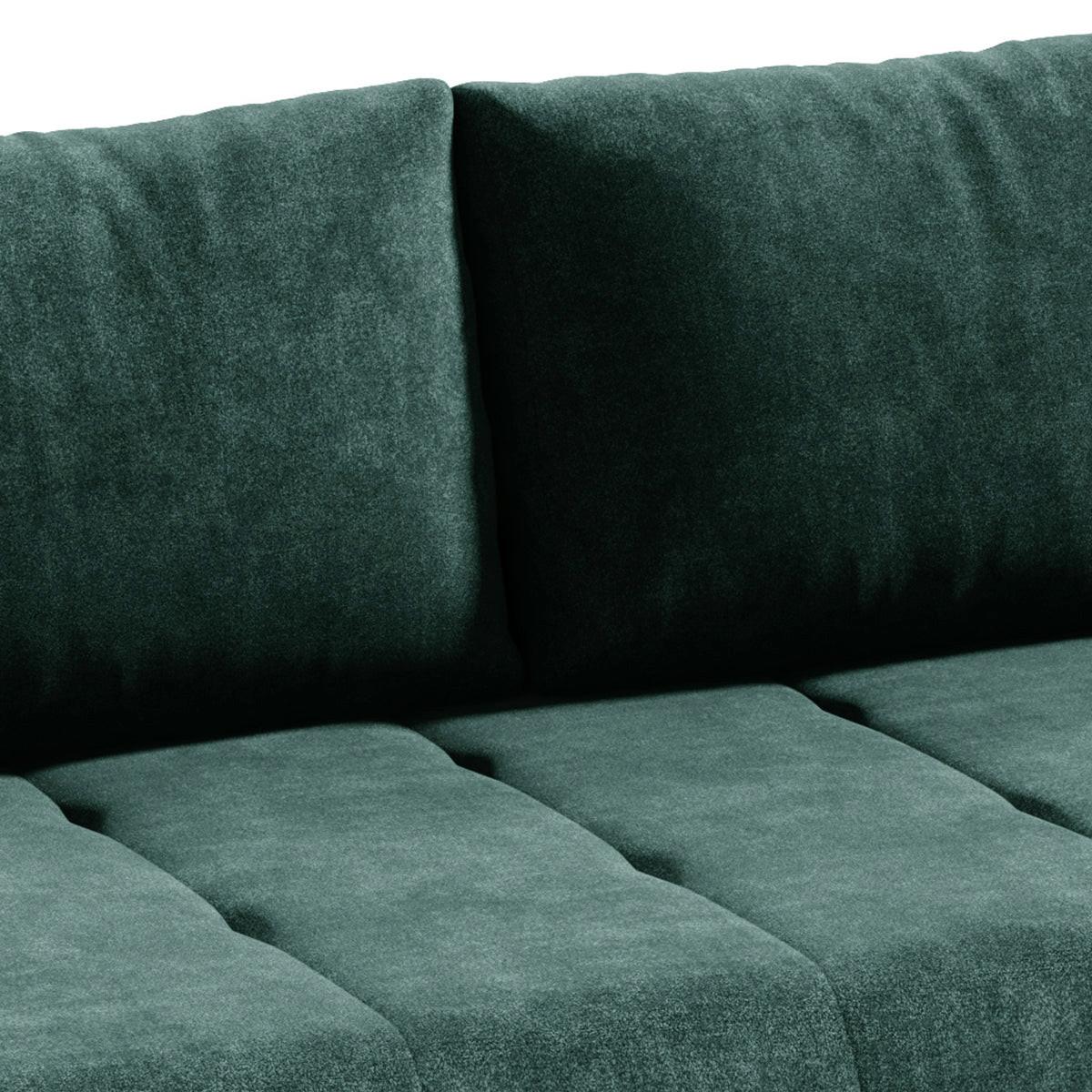 SCHLAFSOFA Jonas 3 Sitzplätze Grün - Grün, Holzwerkstoff (240/85/110cm) - Petits-meubles