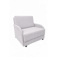 BETTSOFA TIGO Beige Velours-Stoff mit Schlaffunktion - Beige, Textil (105/88/120cm) - MASSENO
