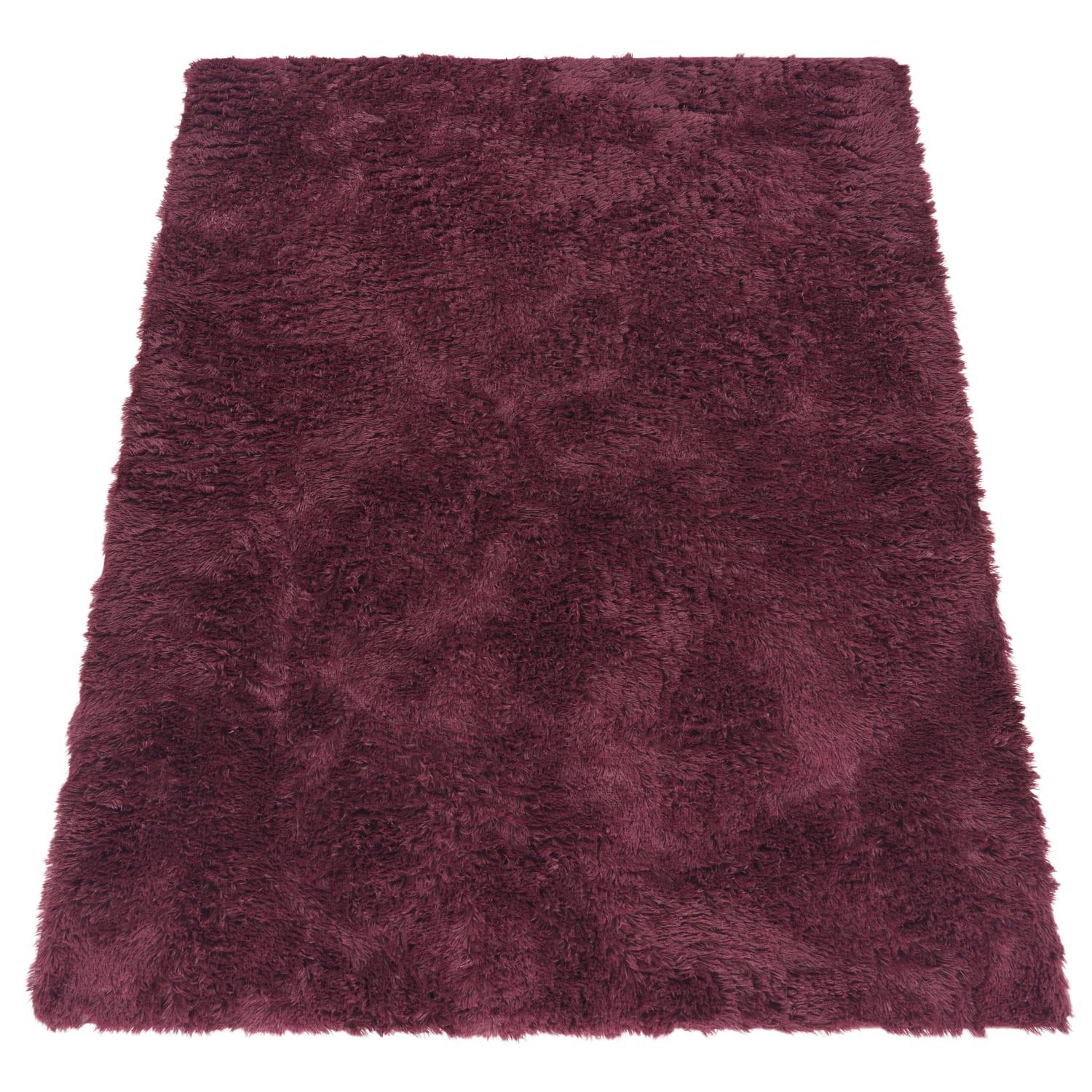HOCHFLORTEPPICH, einfarbig, aus Polyester, Lila, 160 x 220 cm - Lila, Textil (220/160cm) - KADIMA DESIGN