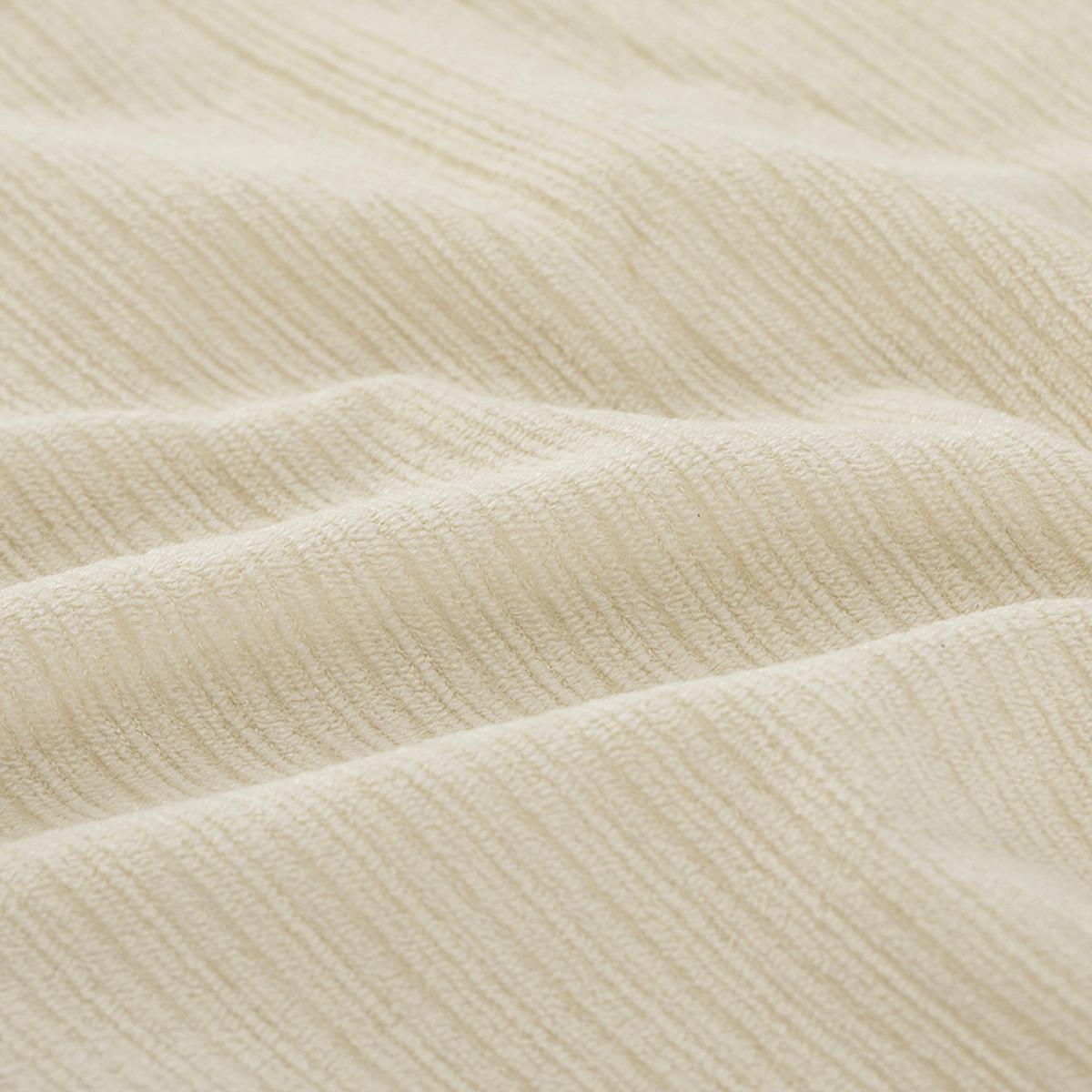 SESSEL mit Hocker FST99-MI - Ahornfarben/Creme, Fell/Metall (59/78/74cm) - SoBuy