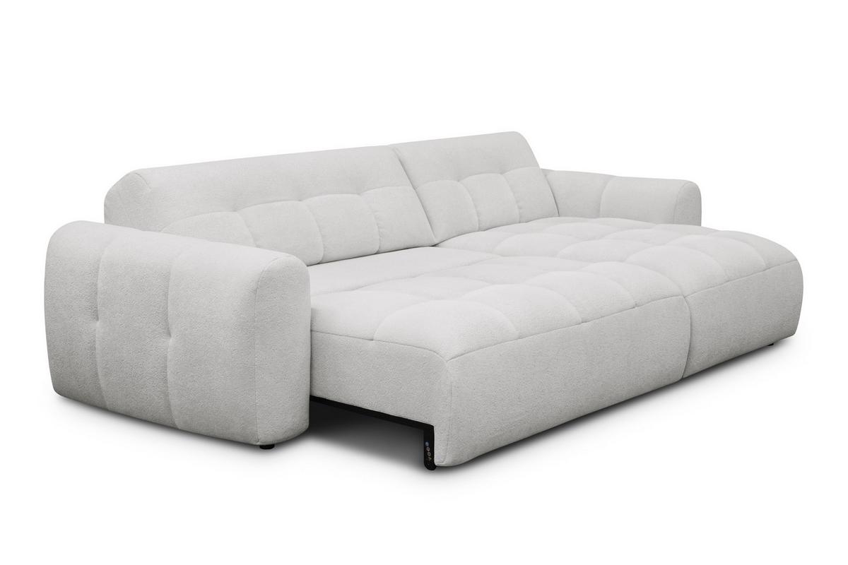 ECKSOFA LUMERO 4-Sitzer RECHTS, hellgrau - Hellgrau/Schwarz, Holz/Textil (275/166cm) - Courtois Laville