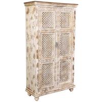 KLEIDERSCHRANK aus holz 104x43x188cm - Weiß, Holz (104/188/43cm) - Wanderlust