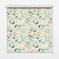 INNENROLLO - Fensterrollo - Rollo - 70x140 cm - Eberesche - Grün, Kunststoff (70/140/0.5cm) - TULUP