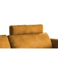KOPFSTÜTZE MALTA Gold Webstoff - Goldfarben, Textil (100/23/15cm) - KAWOLA