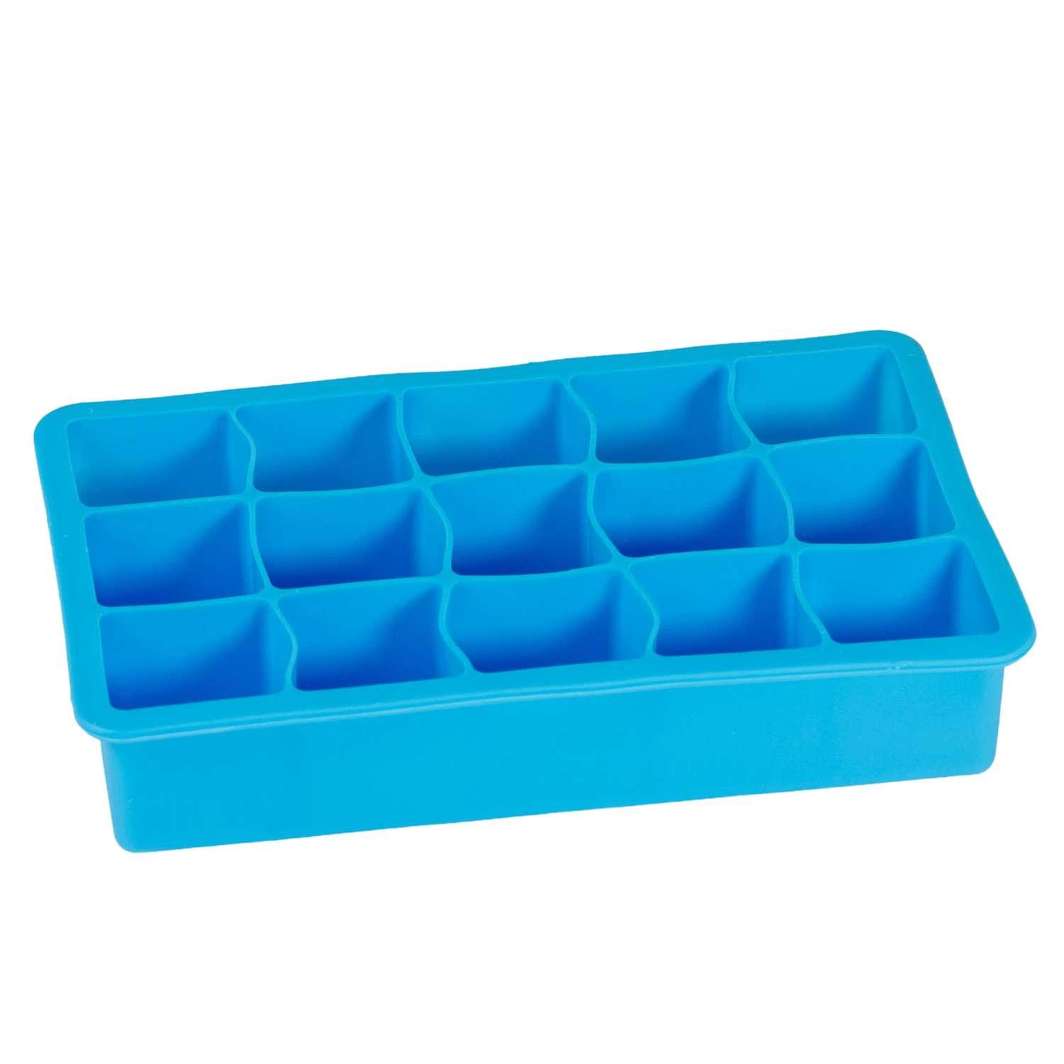 EISWÜRFELFORM - Blau, Kunststoff (11/3.5/18cm) - Intirilife