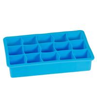 EISWÜRFELFORM - Blau, Kunststoff (11/3.5/18cm) - Intirilife