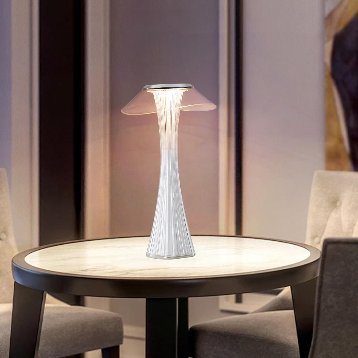 LED TISCHLEUCHTE Rendall - Weiß, Metall (15.1/15.1/27.4cm) - Nettlife