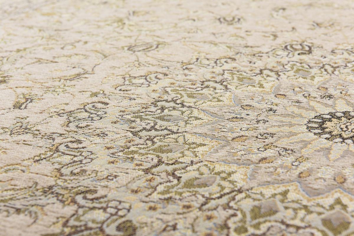 FLACHWEBTEPPICH Flomi Garden 60x90 cm - Beige, Textil (60/90cm) - THEKO
