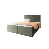 BOXBETT MADO 140x200 cm mit Matratze und Topper - Grün - Grün, Holz (140/200cm) - MASSENO