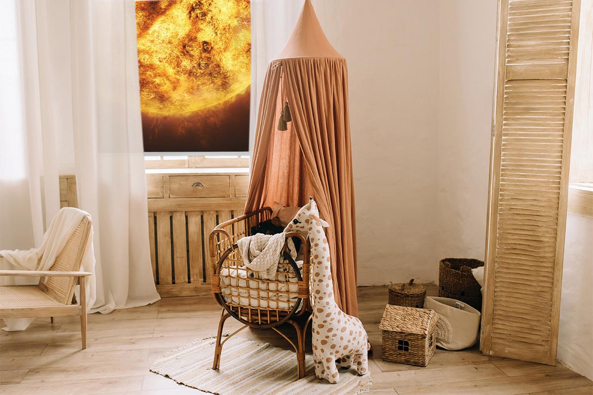 INNENROLLO - Fensterrollo - Rollo - 100x180 cm - Gelbes Gitter - Gelb, Kunststoff (100/180/0.5cm) - TULUP