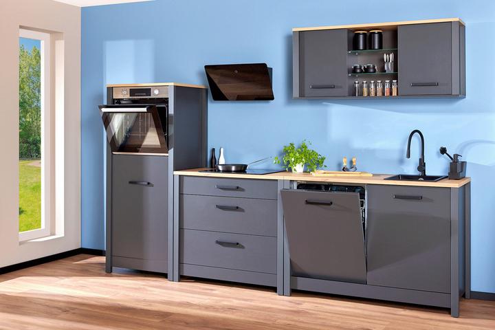 Küchenserie Venet in Anthrazit/Artisan Eiche