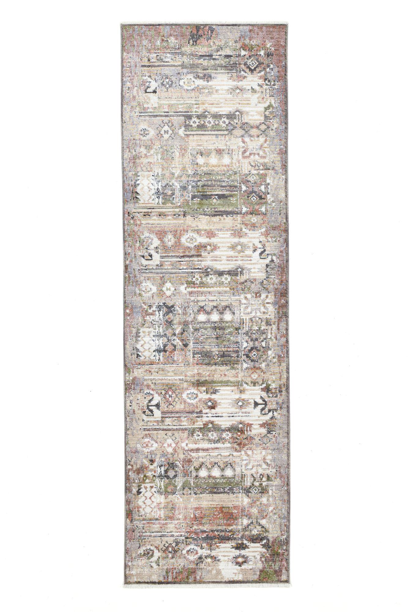 FLACHWEBETEPPICH Corduletta 80x280 cm - Beige, Textil (80/280cm) - Gino Falcone