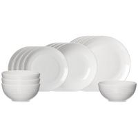 EINSTEIGER-SET Levi Weiß 16-tlg. - Weiß, Keramik (2/2/2cm) - Ritzenhoff Breker