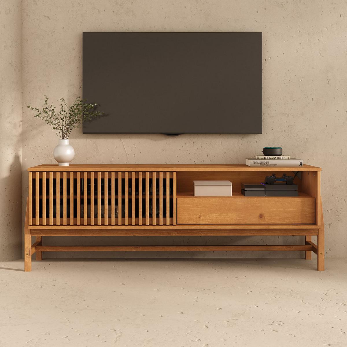 LOWBOARD ADAMO Eiche - Eichefarben, Holz (145/53/41cm) - IDIMEX