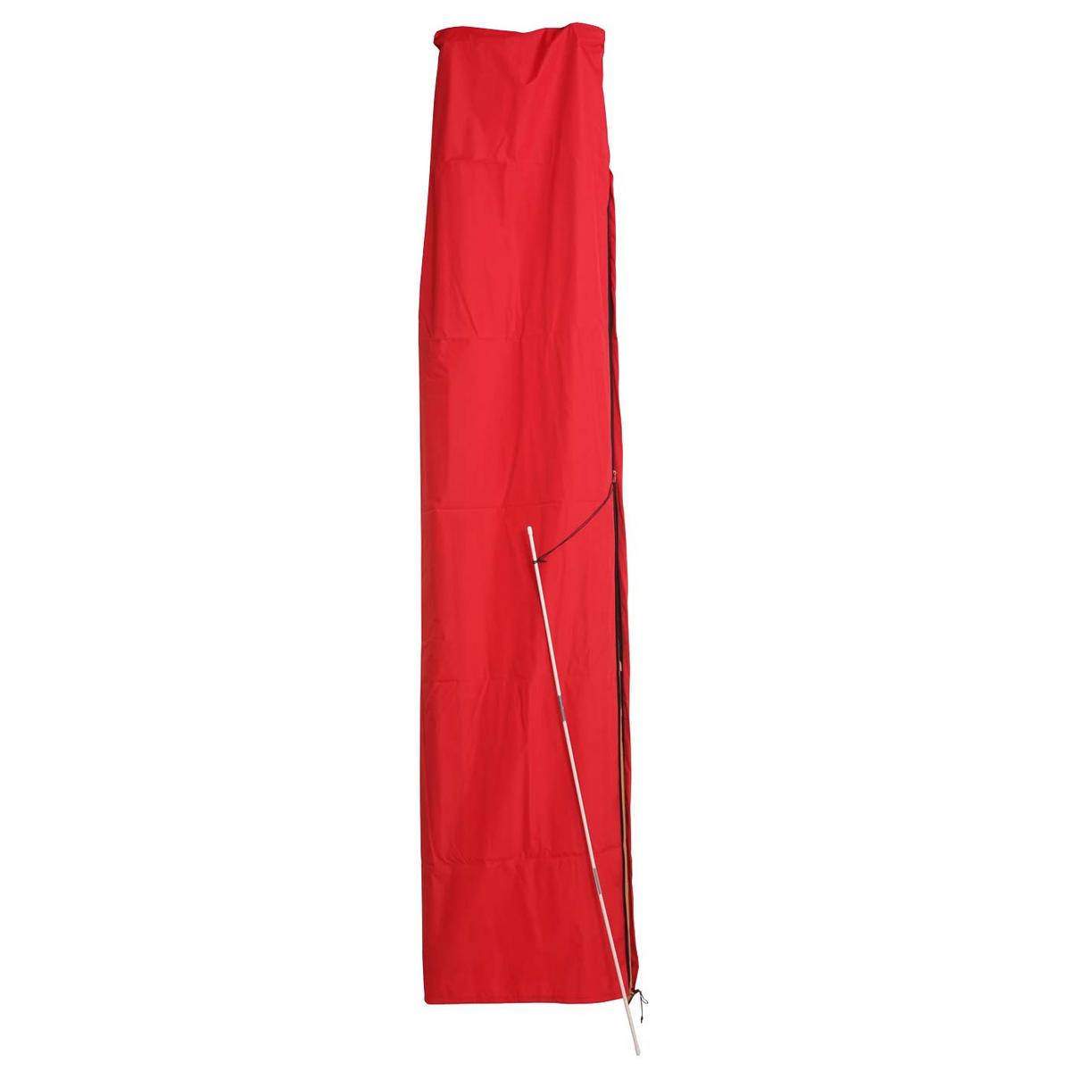 SCHUTZHÜLLE MCW FÜR AMPELSCHIRM Rot - Rot, Textil (60/240/60cm) - MCW