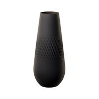 VASE Manufacture Collier Noir 26 cm - Schwarz, Keramik (26cm) - Villeroy & Boch