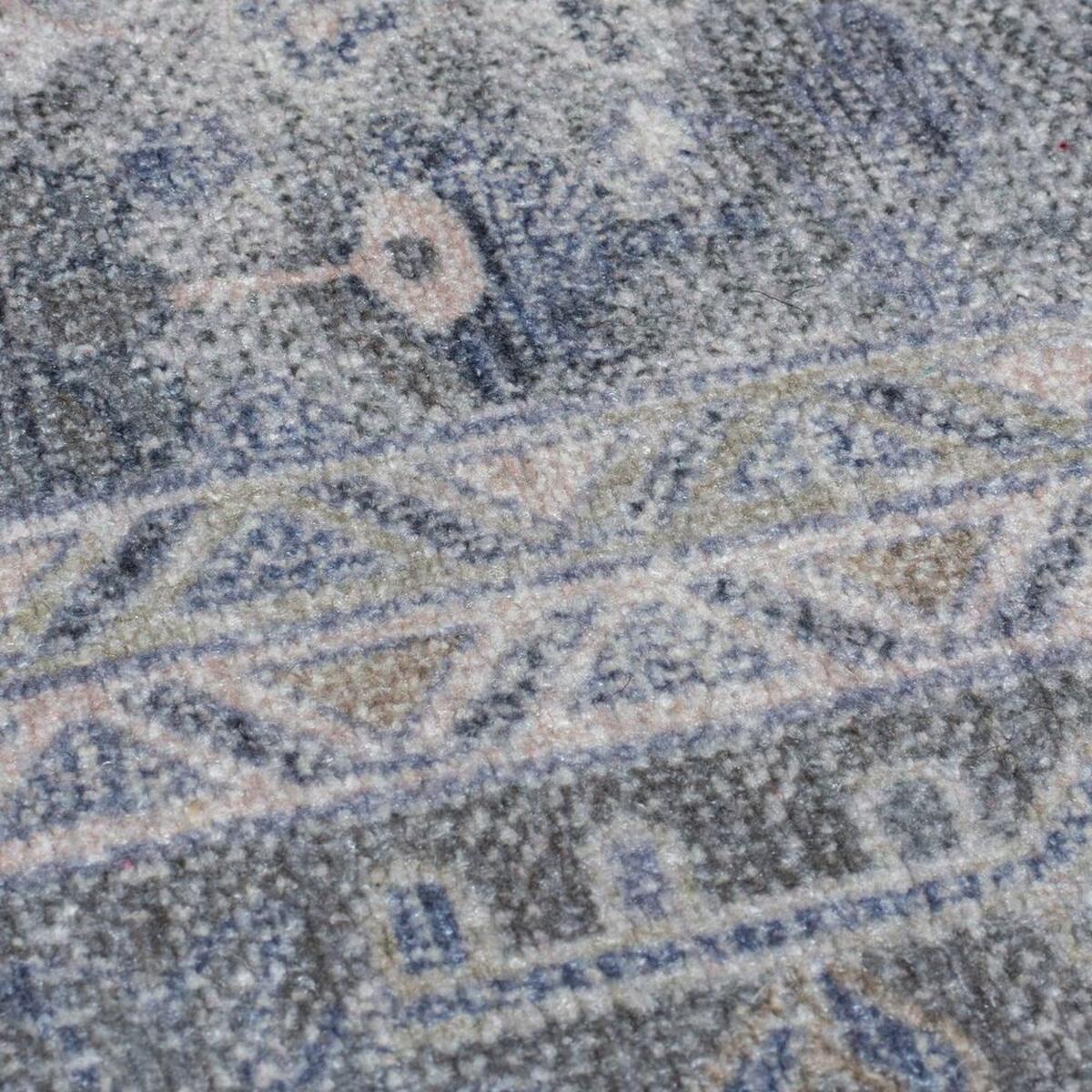 TEPPICH Waschbar HALD, klassisch im Vintage-Stil, Türkis, 60 x 230 cm - Blau, Textil (230/60cm) - KADIMA DESIGN