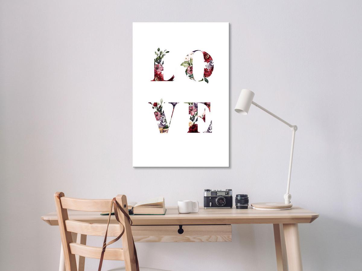 KUNSTDRUCK Weiß 60/90 cm - Multicolor/Weiß, Textil (60/90cm) - KUNSTLOFT