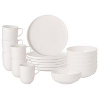 FRÜHSTÜCKS-SET Afina weiß 18-tlg. - Weiß, Keramik (2/2/2cm) - Villeroy & Boch