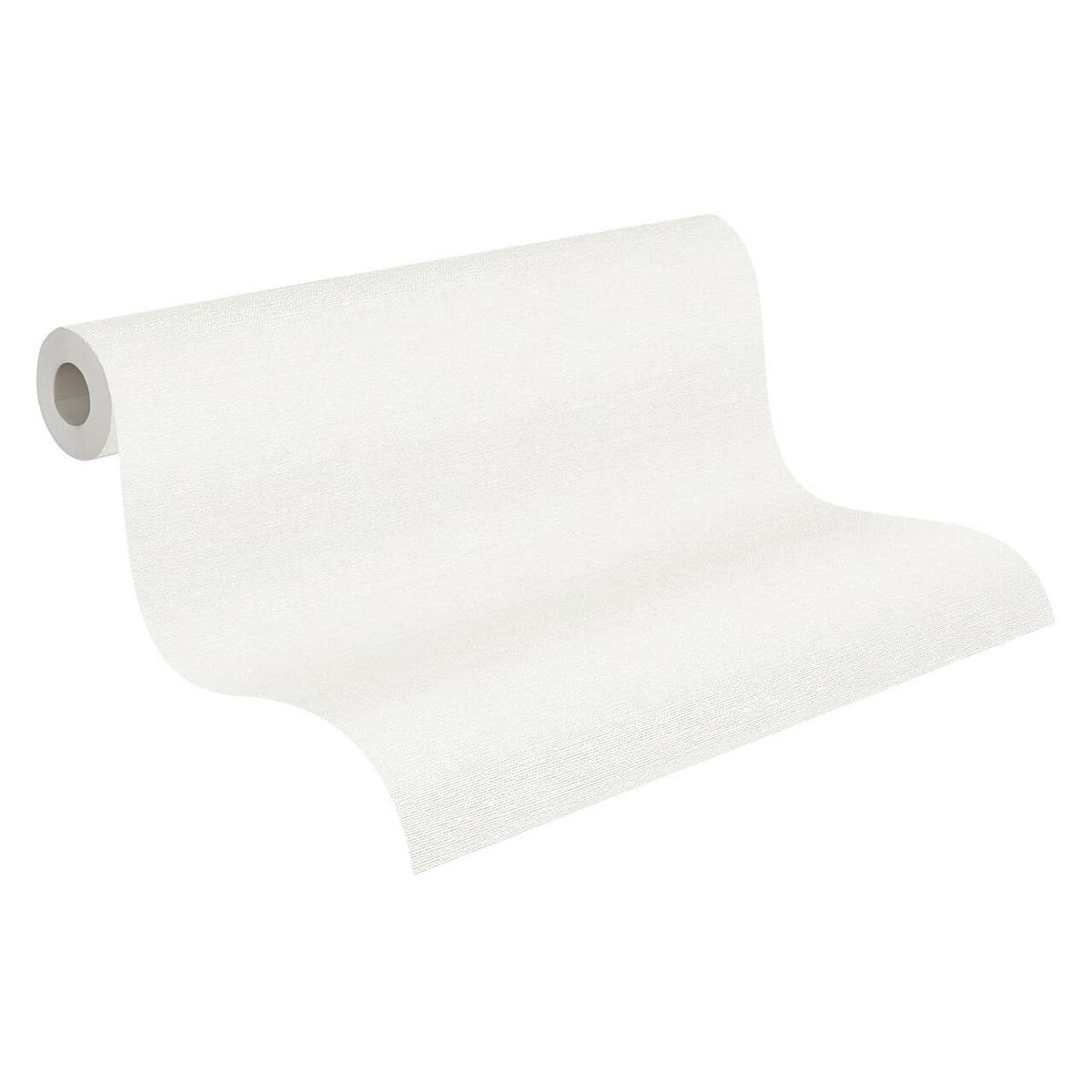 VLIESTAPETE Weiß 53/1005 cm - Weiß, Textil (53/1cm) - KUNSTLOFT