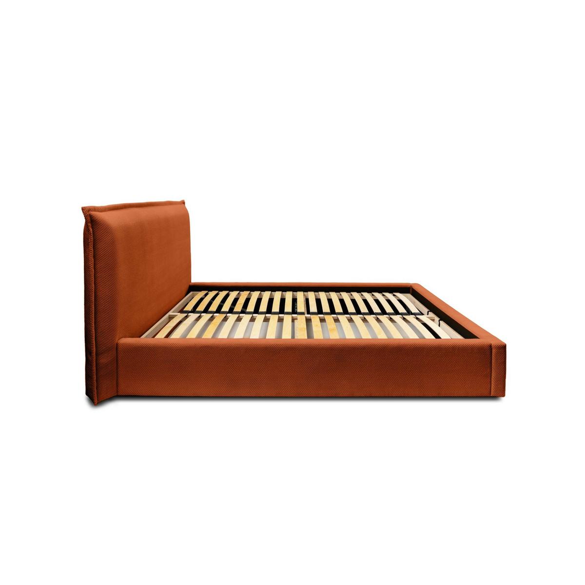 POLSTERBETT Amada In Pop - Kupferfarben, Holzwerkstoff/Textil (160/200cm) - Fun Möbel