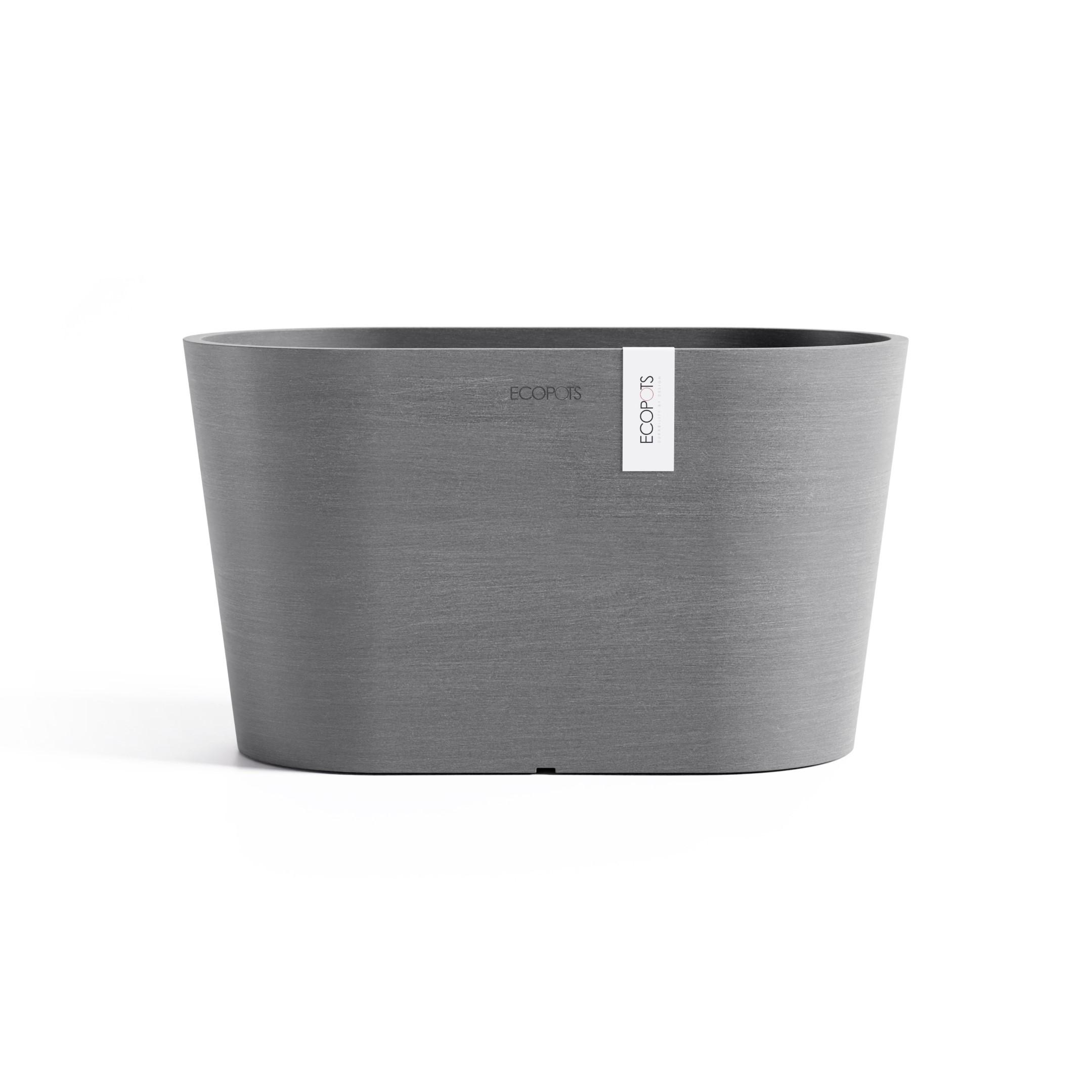 BLUMENTOPF Tokyo 30/17/17 cm Grau - Grau, Kunststoff (30/17cm) - Ecopots