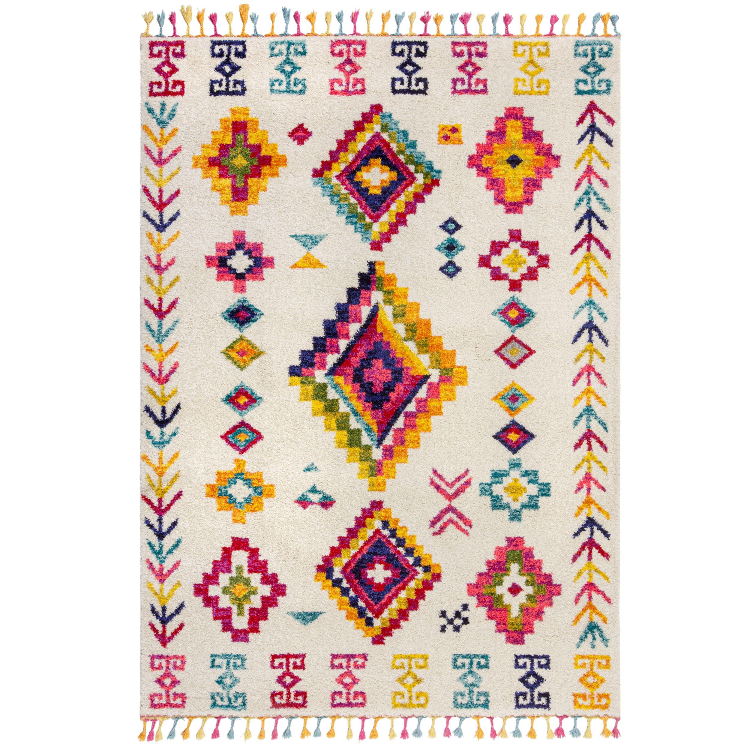 TEPPICH ARUN, geometrisch-abstrakt, aus Polypropylen, Bunt, 200 x 290 cm - Multicolor, Textil (290/200cm) - KADIMA DESIGN