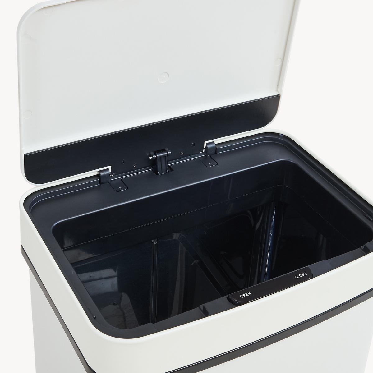 SENSOR MÜLLEIMER Venna - Beige, Kunststoff/Metall (31.5/82.5/42cm) - [en.casa]