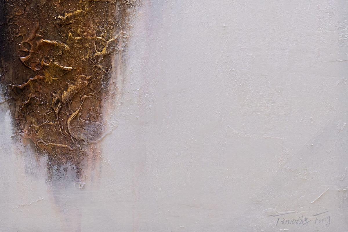 ACRYLBILD HANDGEMALT 60/90 cm - Schwarz/Weiß, Textil (60/90cm) - KUNSTLOFT