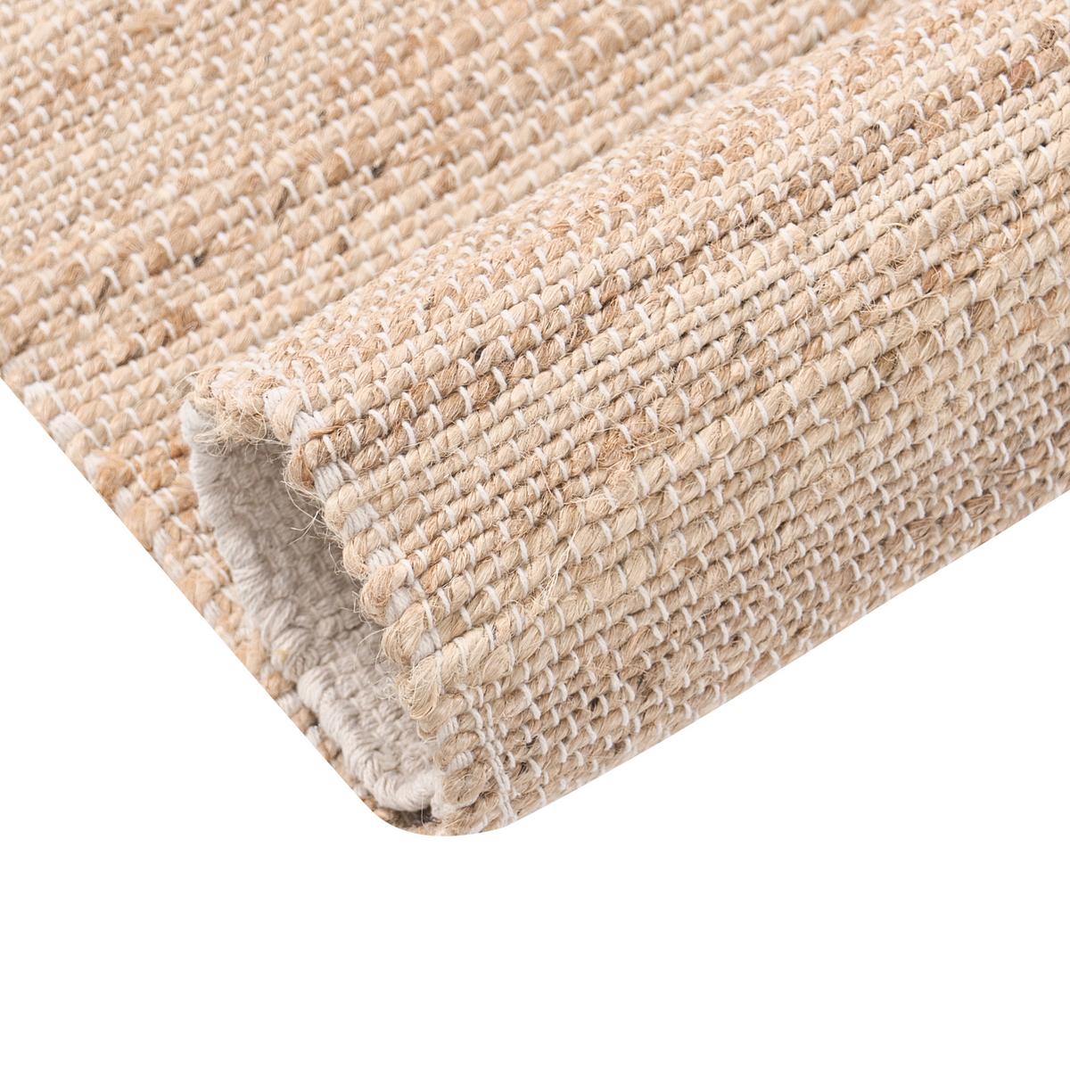 TEPPICH Hellbeige 160/230 cm Jute Amravati - Beige, Textil (160/230cm) - Beliani