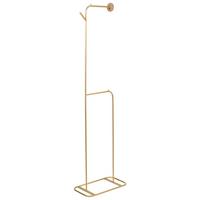 GARDEROBENSTÄNDER Gold Eureka - Goldfarben, Metall (48/171/30cm) - Beliani