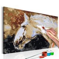 MALEN NACH ZAHLEN 50/40 cm - Multicolor, Textil (1.4/40cm) - KUNSTLOFT