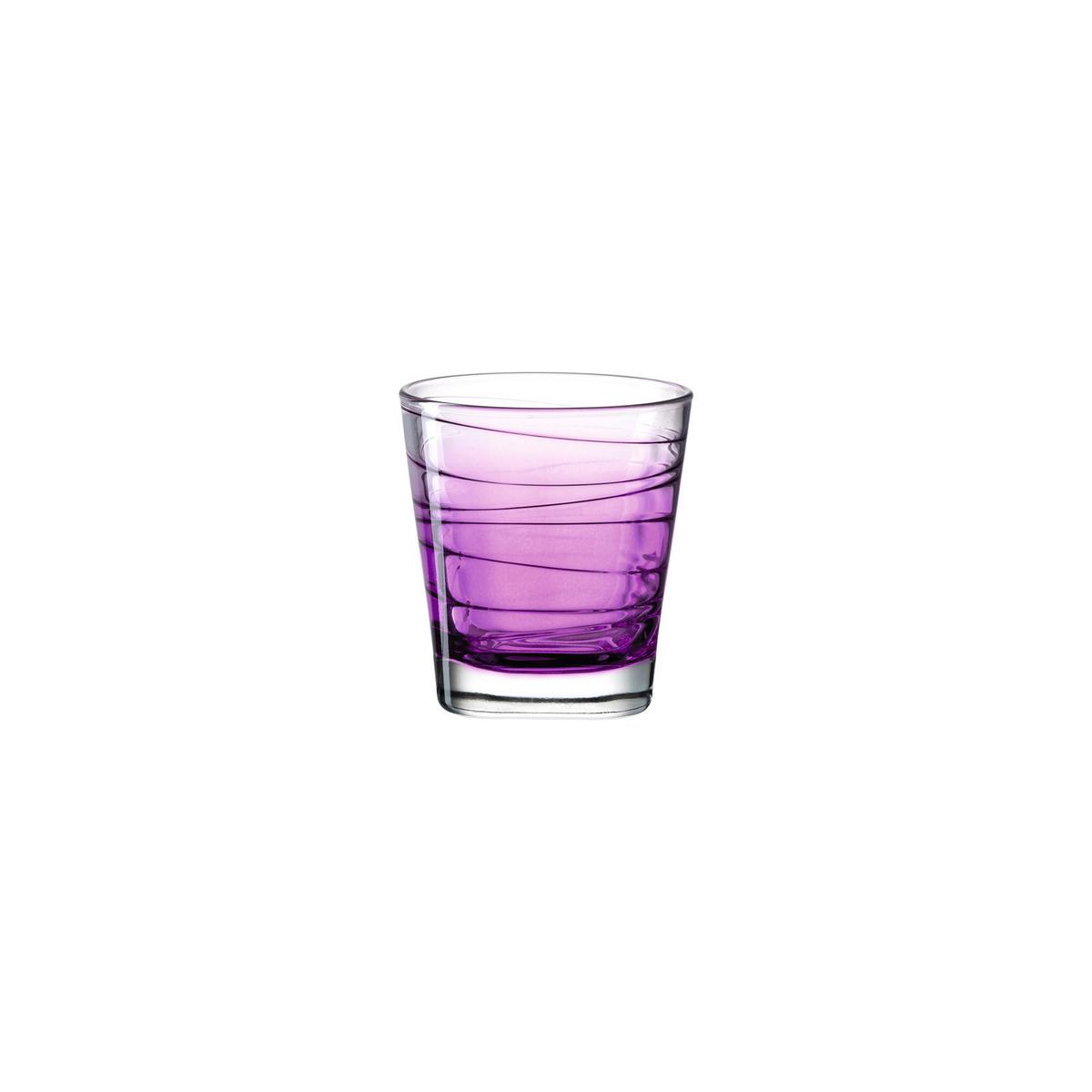 TRINKGLÄSER Vario Struttura Bunt 250 ml 6er Set - Multicolor, Glas (0.25L) - Leonardo Living
