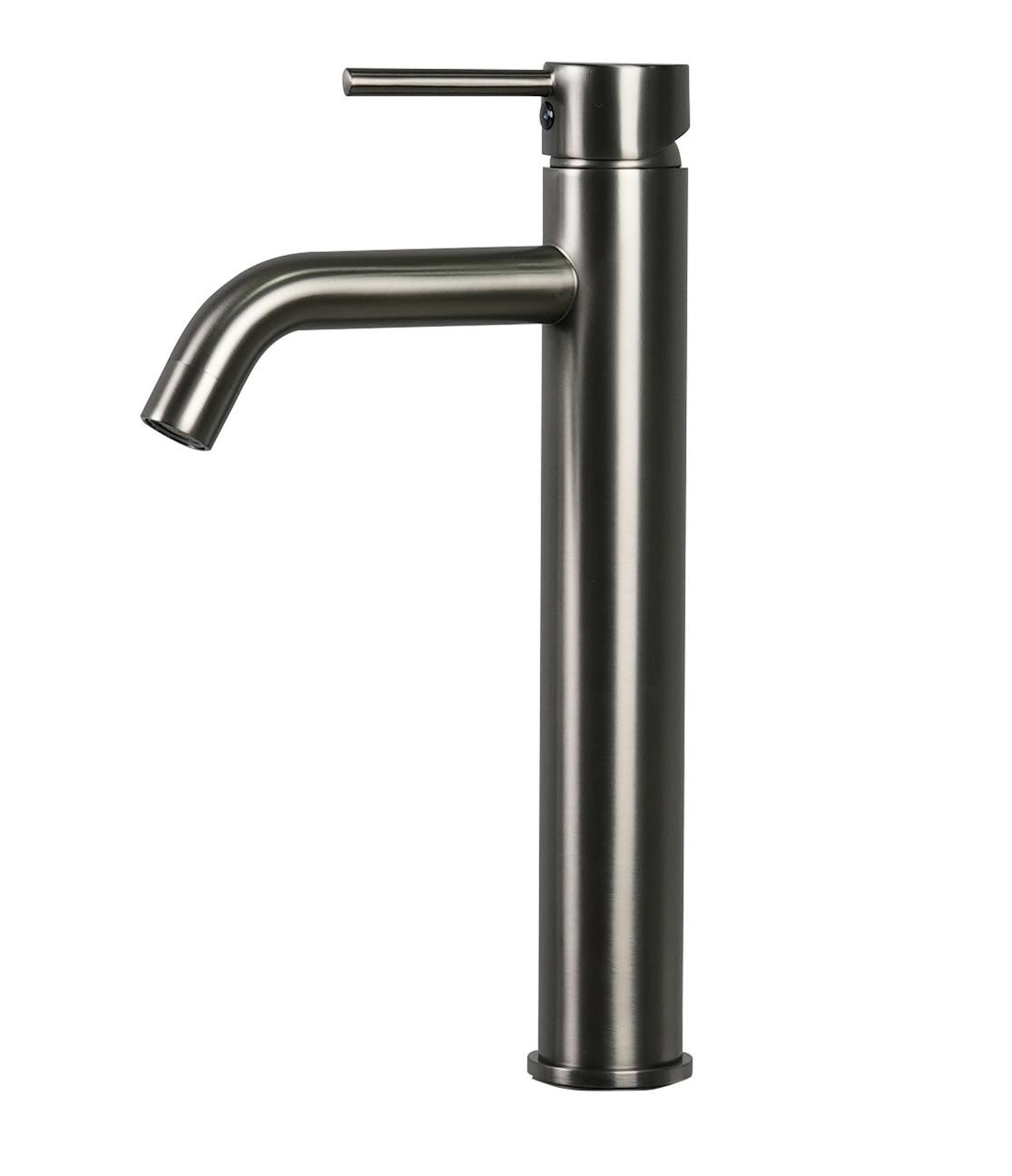 WASCHTISCHARMATUR Everest XL Grau - Grau, Metall (10/20/5cm) - Badplaats