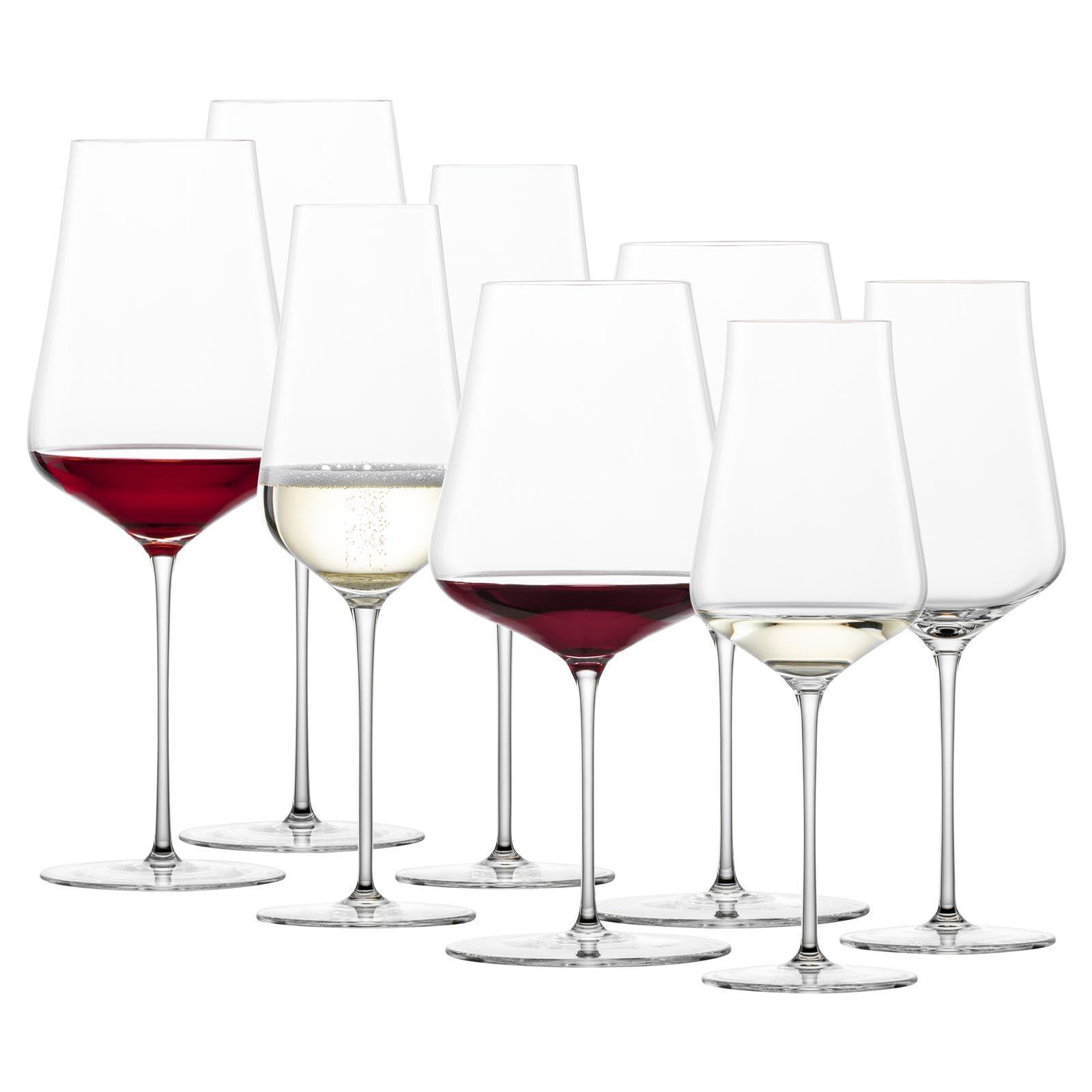 WEIN- UND CHAMPAGNERGLÄSER Duo transparent 8er Set - Transparent, Glas - Zwiesel Glas