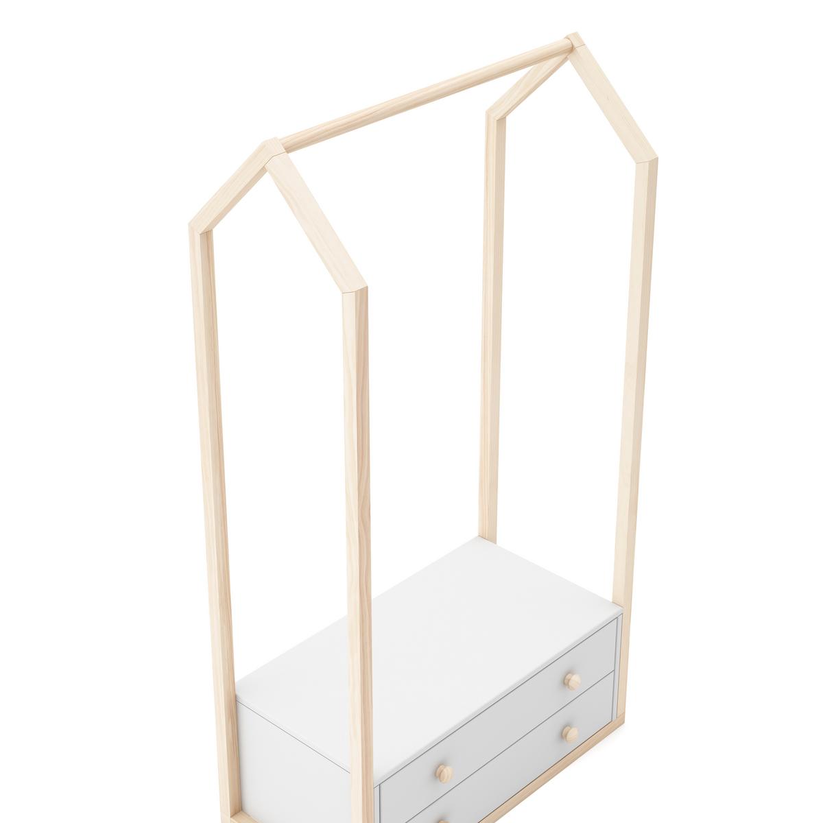 SCHRANK Esteban Beige 80/40/170 cm - Beige, Holz (40/170/80cm) - Calicosy