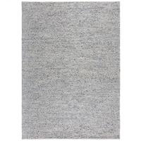 WOLLTEPPICH handgewebt MEDWAY, einfarbig, Hellblau, 80 x 150 cm - Blau, Textil (150/80cm) - KADIMA DESIGN