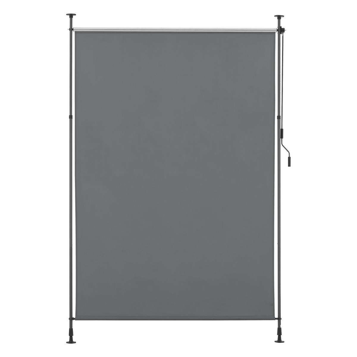 KLEMMMARKISE Cimarra - Dunkelgrau, Textil/Metall (200/270cm) - pro.tec