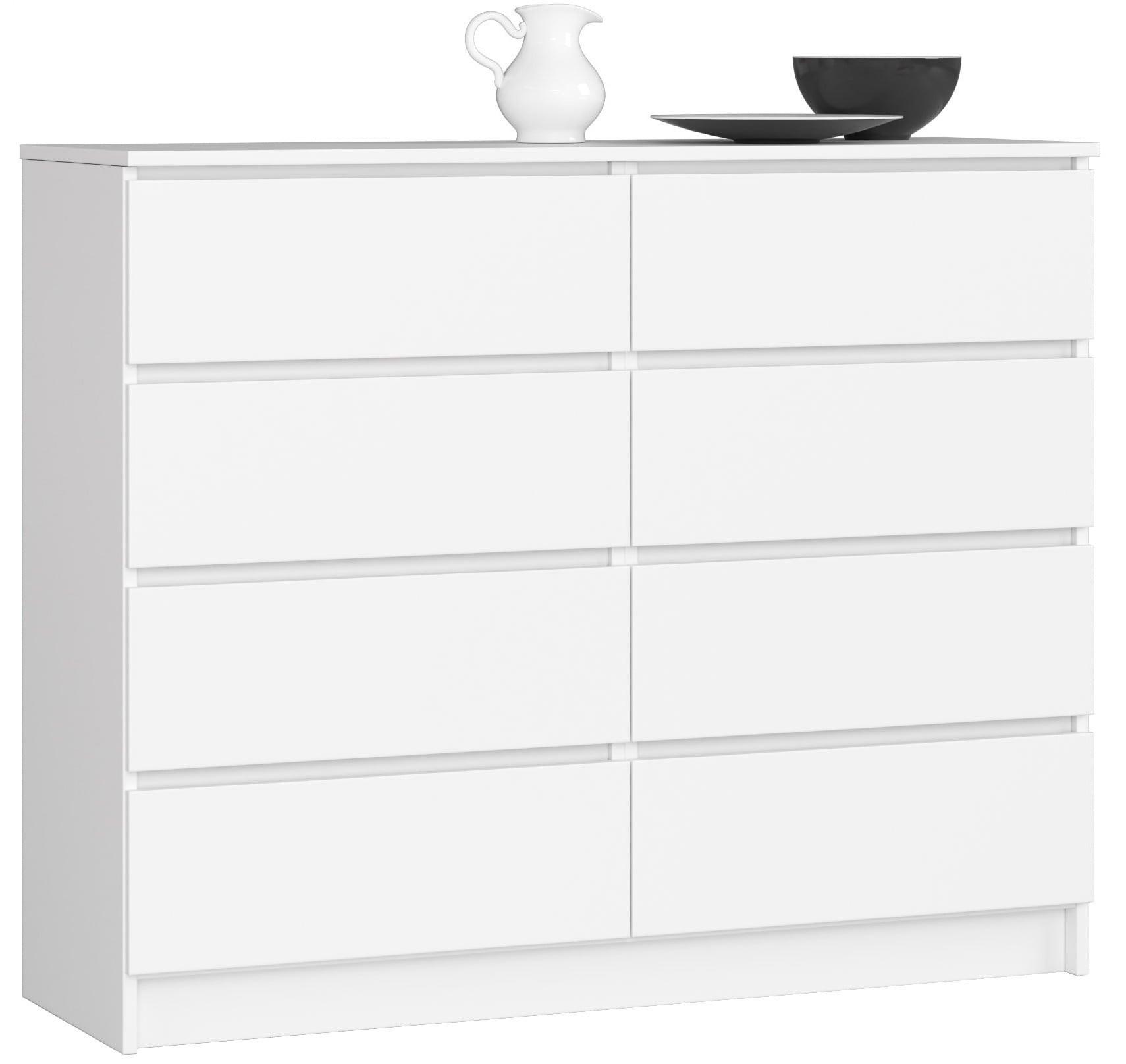 KOMMODE Weiß 99/120/40 - Weiß, Holzwerkstoff (120/99/40cm) - RAUMHIRSCH FURNITURE