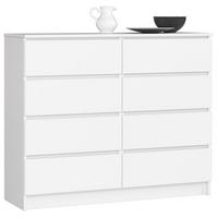 KOMMODE Weiß 99/120/40 - Weiß, Holzwerkstoff (120/99/40cm) - RAUMHIRSCH FURNITURE