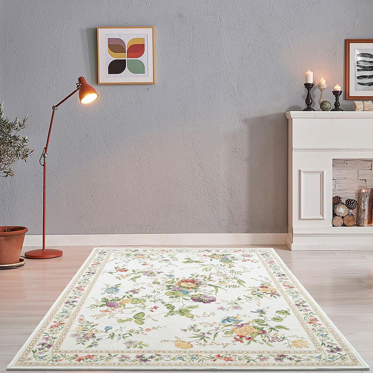 FLACHWEBTEPPICH Flomi 120x170 cm - Creme, Textil (120/170cm) - THEKO