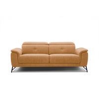 SOFA AVENA 3-Sitzer, orange - Orange, Holzwerkstoff/Textil (204/80/108cm) - Wozimo