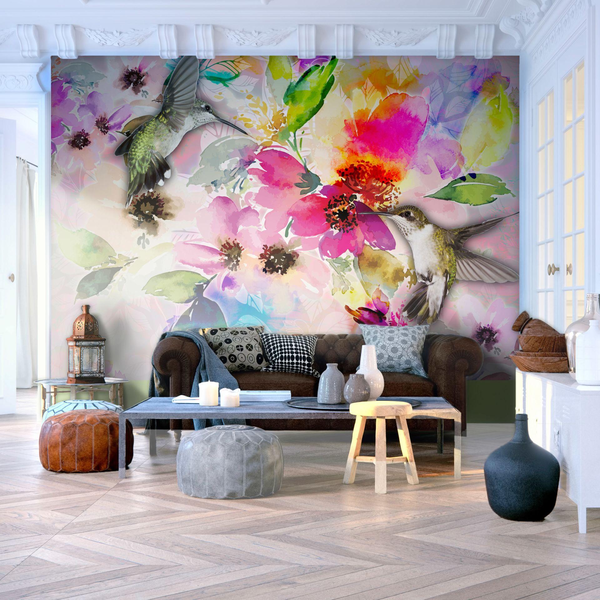 SELBSTKLEBENDE FOTOTAPETE Bunt 98/70 cm - Multicolor, Kunststoff/Textil (98/1cm) - KUNSTLOFT