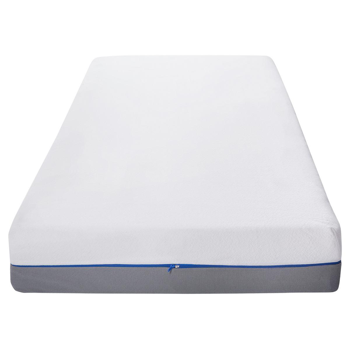 MATRATZE Memory Foam hart 80/200/20 cm Glee - Weiß, Textil (80/200cm) - Beliani
