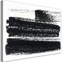 LEINWANDBILD Moderne Abstraktion 60x40cm - Schwarz, Textil (60/40cm) - Feeby