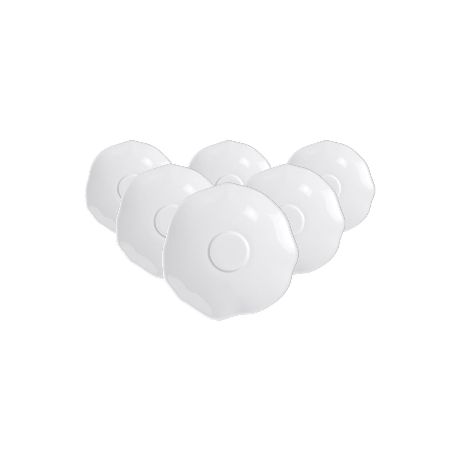 ESPRESSOUNTERTASSEN Pura weiß ø 11,6 cm 6er Set - Weiß, Keramik (11.6cm) - Villeroy & Boch
