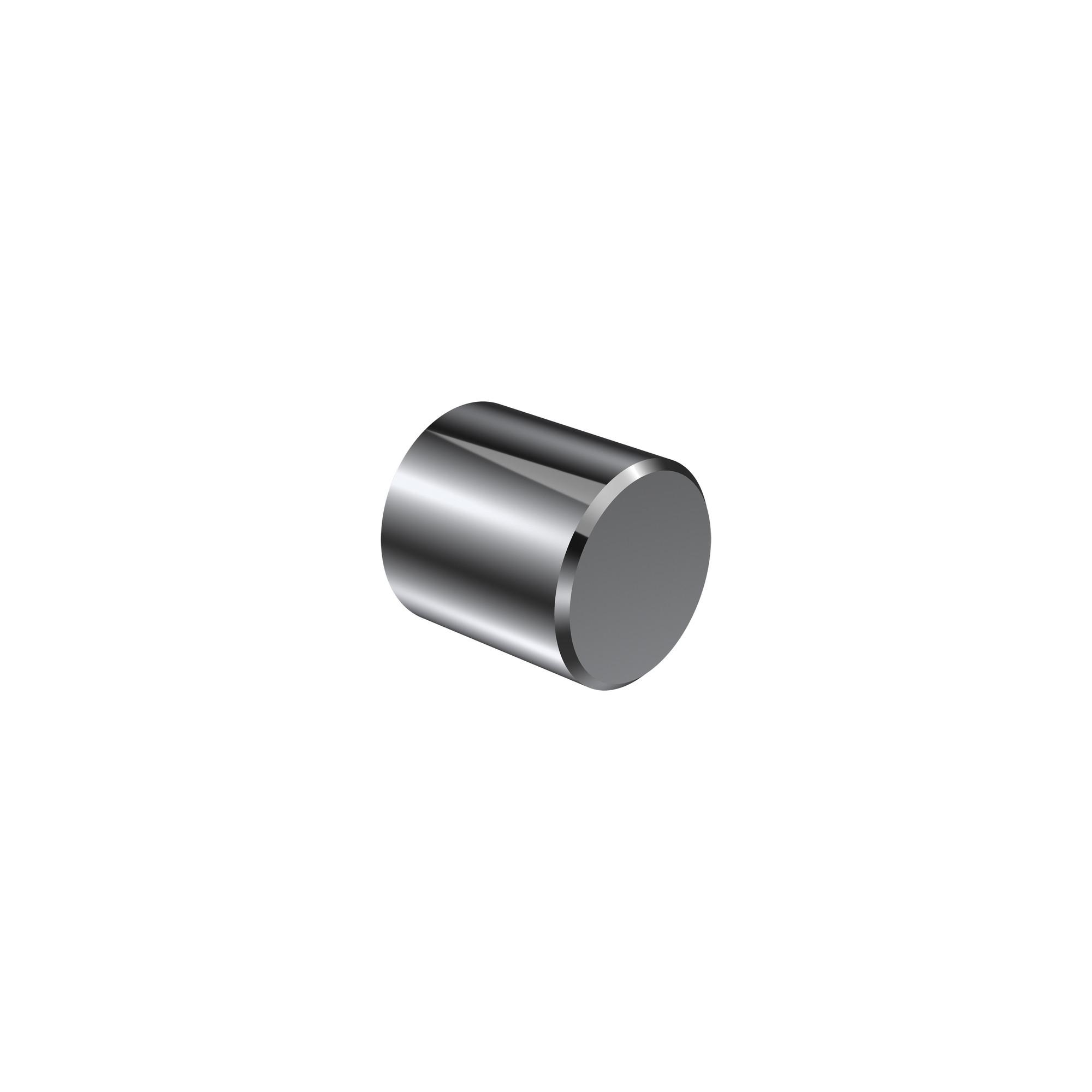 ENDSTÜCKE FÜR GARDINENSTANGEN 20 mm Ø, Santo Chrom, Packung 2 Stück - Chromfarben, Metall (2.5/2.5/2.5cm) - INTERDECO