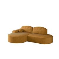 ECKSOFA Girona Mit Schlaffunktion - Gelb, Holzwerkstoff/Textil (278/179cm) - Fun Möbel